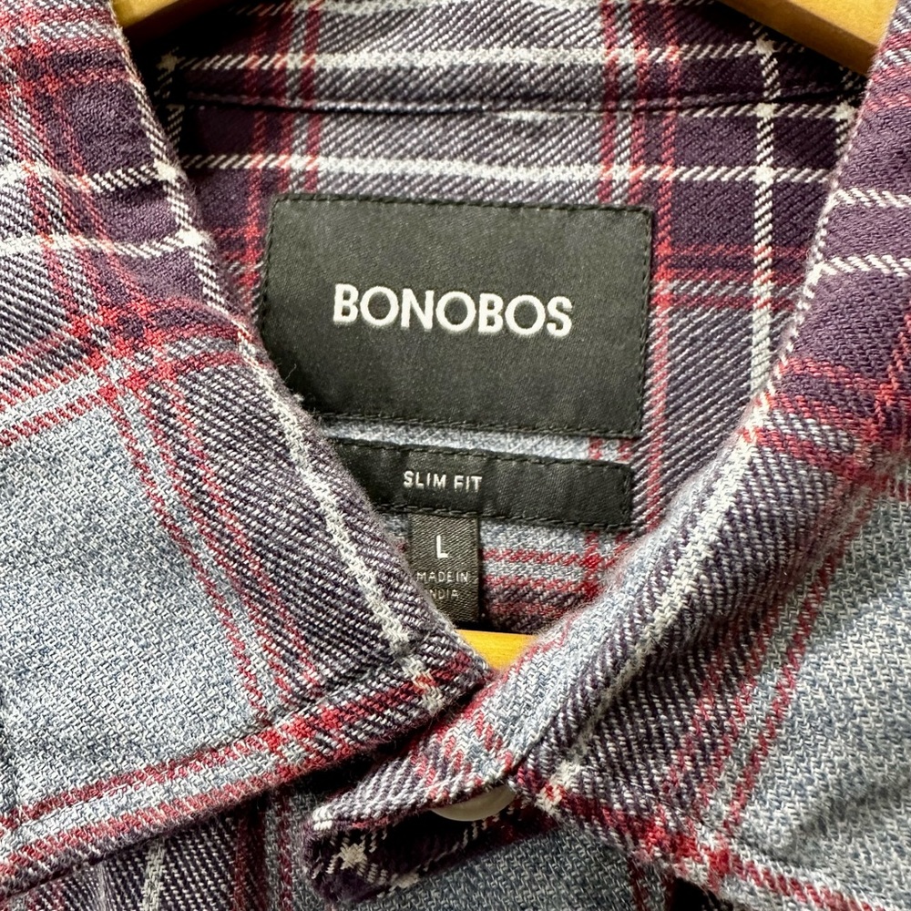 Bonobos Flannel Button Down Shirt - image 4